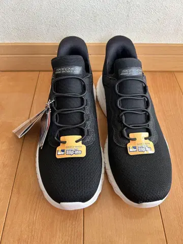 스케쳐스 스니커즈 여성용 슬립온 블랙 24cm