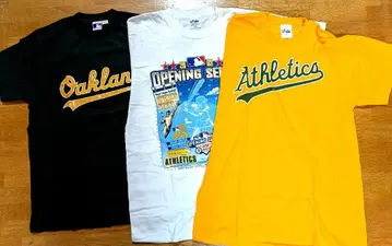 Oakland Athletics 티셔츠 3개 세트 B