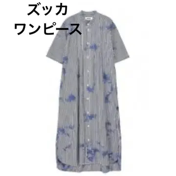 [ 새상품급 ] 주카 무라염색 셔츠 원피스 M 사이즈