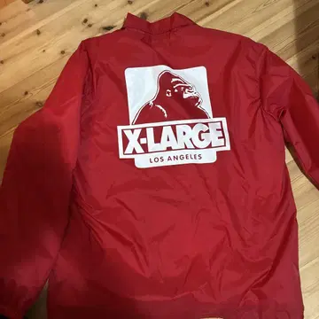 X-LARGE 레드 나일론 자켓 XL