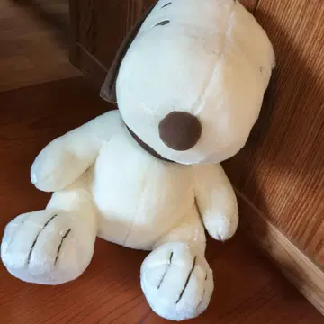 개 모양 봉제 인형 중형 크림색 SNOOPY