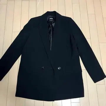 [ ZARA ] 블랙 플루이드 자켓 size:M