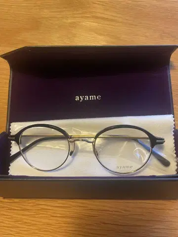 미사용 새상품 ayame 비니 47 아야메 비니 라운드 안경
