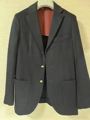 테이진 남성용샵 캐시미어 혼방 블레이저 네이비