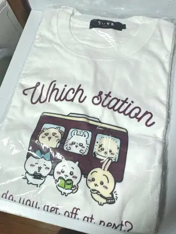 치이카와 (먼작귀) 한큐 기차 T셔츠 L사이즈