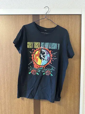 GUNS N' ROSES 그래픽 티셔츠