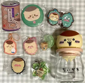 치이카와 (먼작귀) 밤만쥬 초코 서프라이즈 캔뱃지 참 키링
