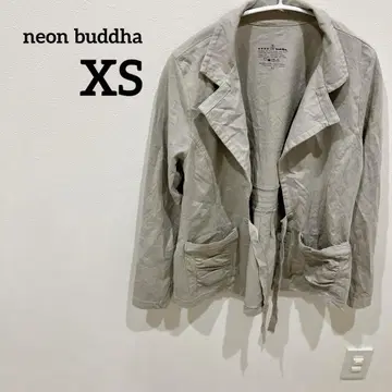 하나뿐인 neon buddha [ XS ] 라이트 그레이 자켓