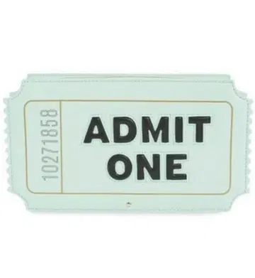 케이트 스페이드 레어 클러치백 ADMIT ONE