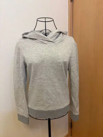 스콧 클럽 그레이 풀 집업 후드 부착 후드티