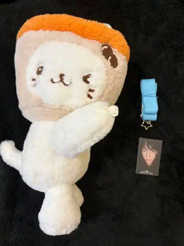 유우시 응원봉 백 봉제 인형 버블냥
