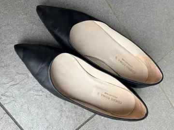 CORSO ROMA 9 블랙 플랫슈즈 9