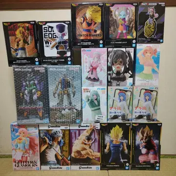 드래곤볼, 원피스, 건담, 기타 피규어 18개 상자 세트