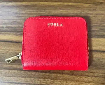 [새상품급] FURLA 이단 접이식 지갑 레드
