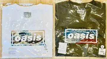 oasis live '25 도쿄 한정판 디자인 T셔츠 L사이즈 2색 세트