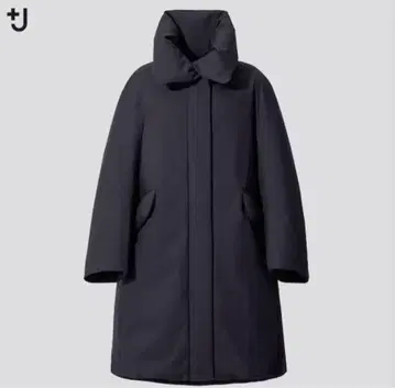 UNIQLO+J 유니클로 플러스제이 하이브리드 다운 코트 XS 블랙