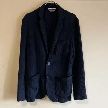 새상품급 SHIPS 니트 테일러드 자켓 네이비 M