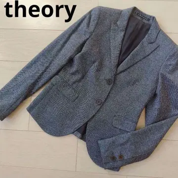 [새상품급] theory 띠어리 그레이 테일러드 자켓 울 혼방