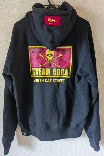 CREAM SODA 크림소다 후드티 L 사이즈 블랙