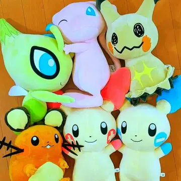 6체 포켓몬 큰 봉제 인형 세트