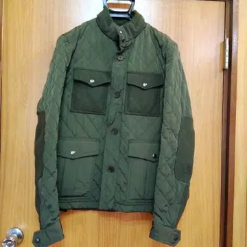 남성용 퀼팅 블루종