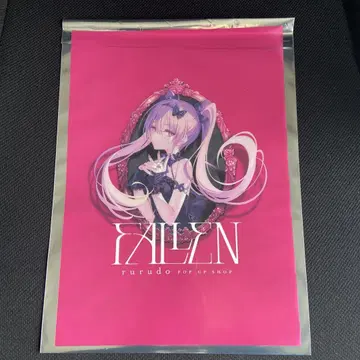 FALLEN rurudo POP UP 랜덤 A4 클리어 포스터 이브