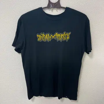 Hurley 블랙 그래픽 T셔츠 XL