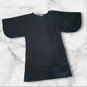 소우소우 sou sou  블랙 모스린 양모 원피스