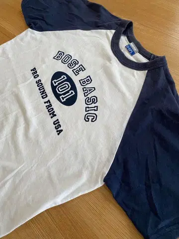 BOSE SHIPS 콜라보T셔츠 화이트/네이비