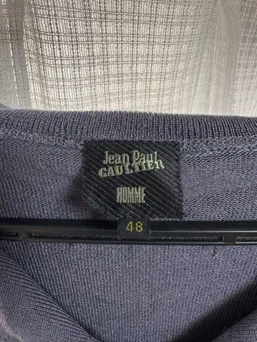 Jean Paul Gaultier 긴팔 티셔츠 48 다크 그레이