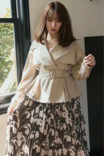 herlipto Everyday Belted Trench Jacket S