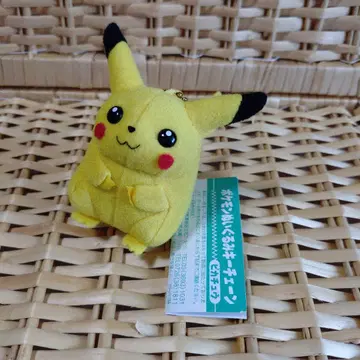 피카츄 봉제 인형 키링 TOMY