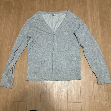 UNIQLO 그레이 가디건 M 사이즈
