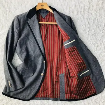 [ 레어 디자인 ] 타미힐피거 테일러드 자켓 각인 버튼 M 사이즈