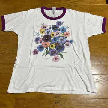 00s FRUIT OF THE LOOM 꽃무늬 T셔츠 XL