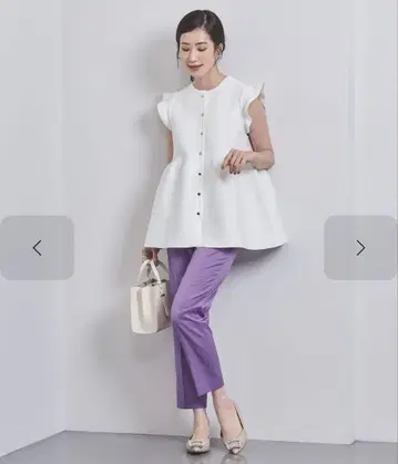 UNITED ARROWS 샤이니 드라이 슬림 팬츠