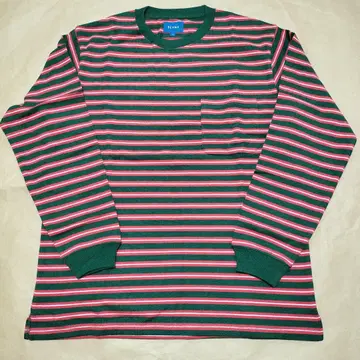 BEAMS(빔즈) 1 포켓 보더 TEE S 사이즈