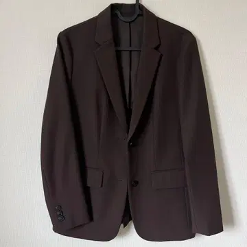 UNIQLO 테일러드 자켓 다크 브라운