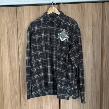 체크 무늬 긴팔 셔츠 KUSTOM STYLE