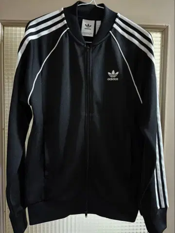 아디다스 adidas 트랙 자켓 블랙 저지 M 사이즈