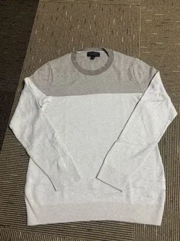 BANANA REPUBLIC 캐시미어 혼방 니트 바이컬러