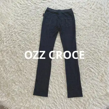 OZZ CROCE 슬림 롱 팬츠 (블랙)