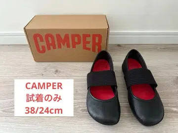 시착만 한 CAMPER Right Nina 플랫슈즈 블랙 38