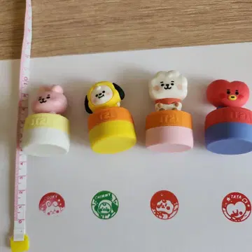 BT21 스탬프 세트 캐릭터 포함
