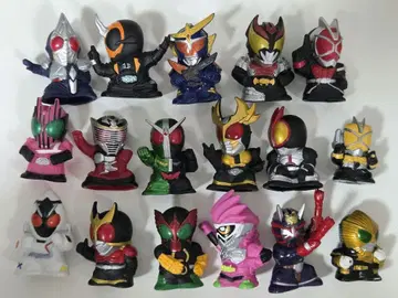 가면라이더 손가락 인형 피규어 세트 16개, 피규어 1개 덤