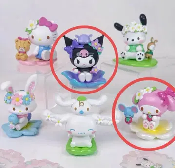 마이멜로디 쿠로미 산리오 캐릭터즈 피규어 TOPTOY