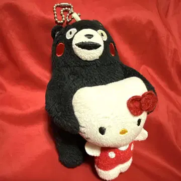 레어! 쿠마몬 헬로키티 봉제 인형 스트랩 쿠마몬 봉제 인형