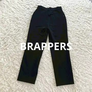 BRAPPERS 캐주얼 스트레이트 팬츠 (블랙)