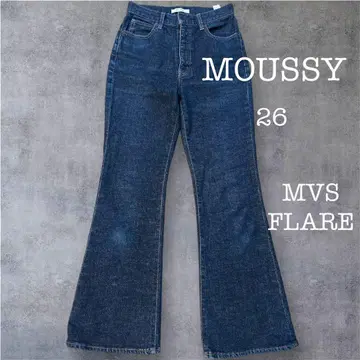새상품급 MOUSSY 마우지 MVS FLARE 플레어 데님 26 완판템
