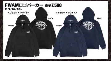 MAN WITH A MISSION FWAM 로고 후드티 L 사이즈